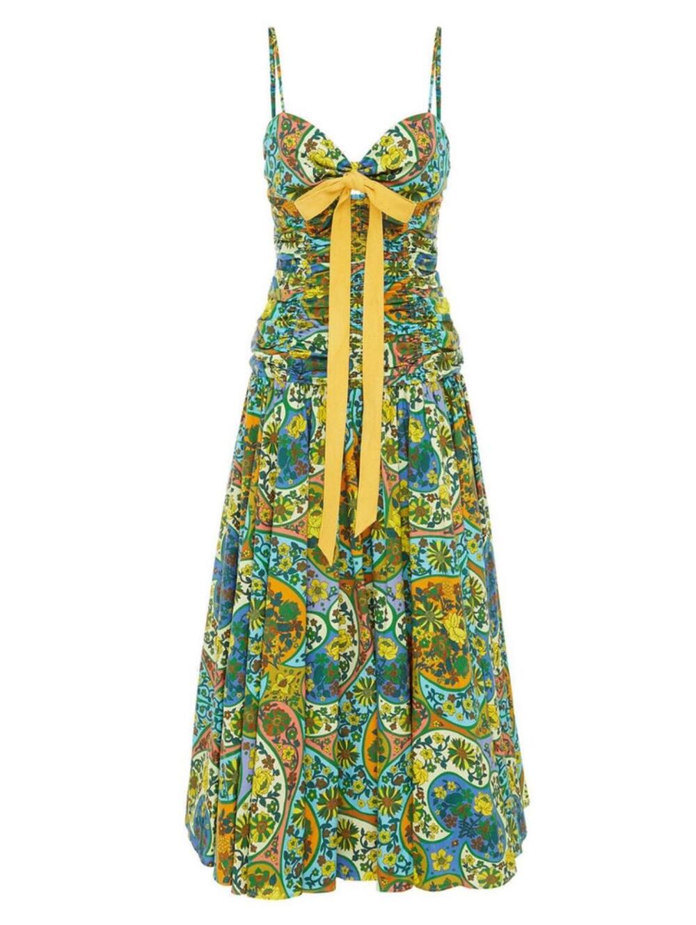 ALEMAIS Sofie Midi Dress Size US2 NWOT